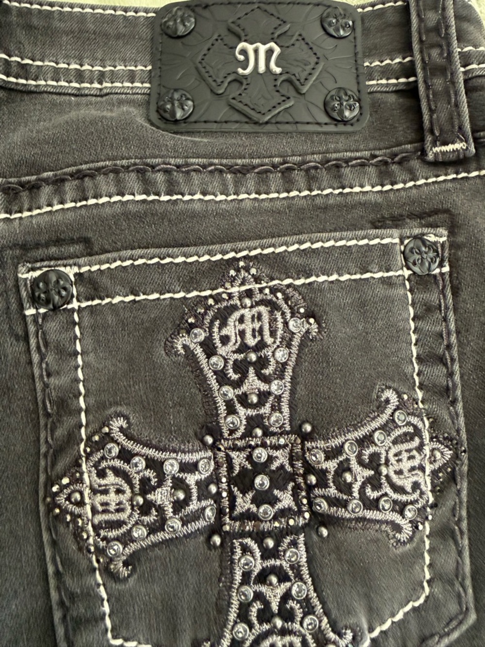 Miss me like a prayer bootcut jeans
